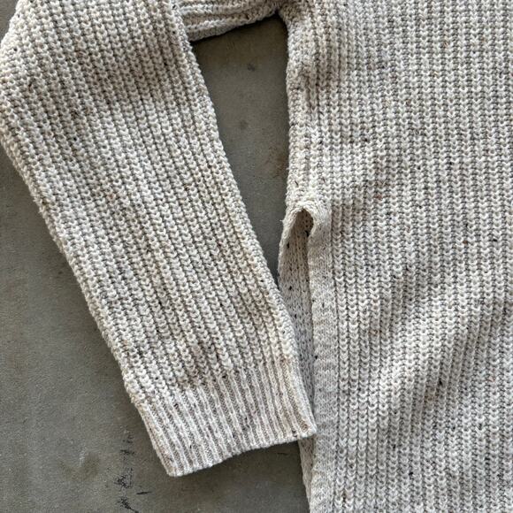 Faded Glory Cotton Women’s V-Neck Slit Sweater - Picture 5 of 8